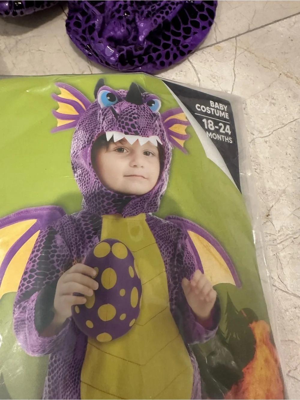 Dragon costume Halloween baby Sz 18-24 months New in packaging